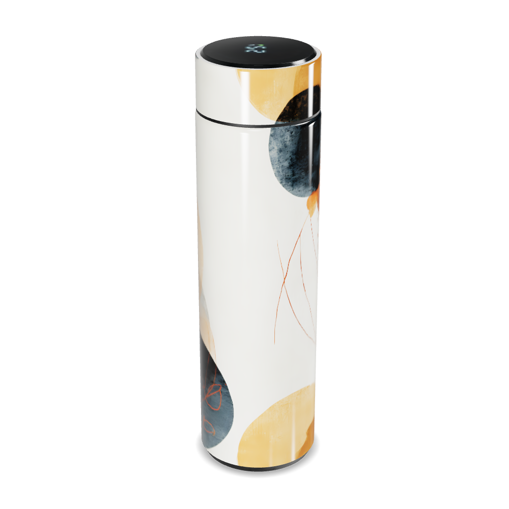 Garrafa Térmica Touch - Estampa Abstrata Colorida