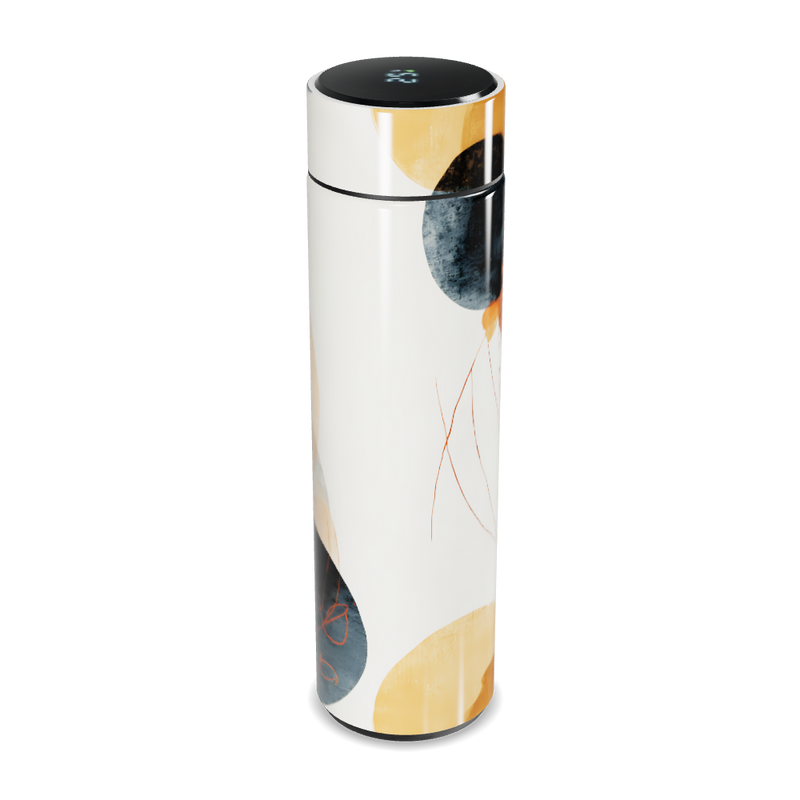 Garrafa Térmica Touch - Estampa Abstrata Colorida