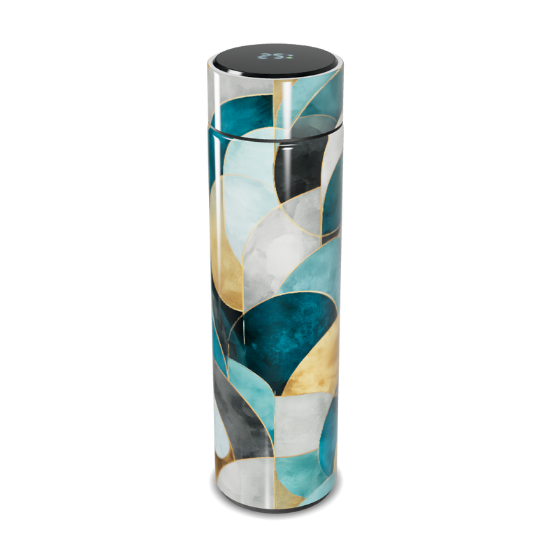 Garrafa Térmica Touch - Abstrata Multicolorida