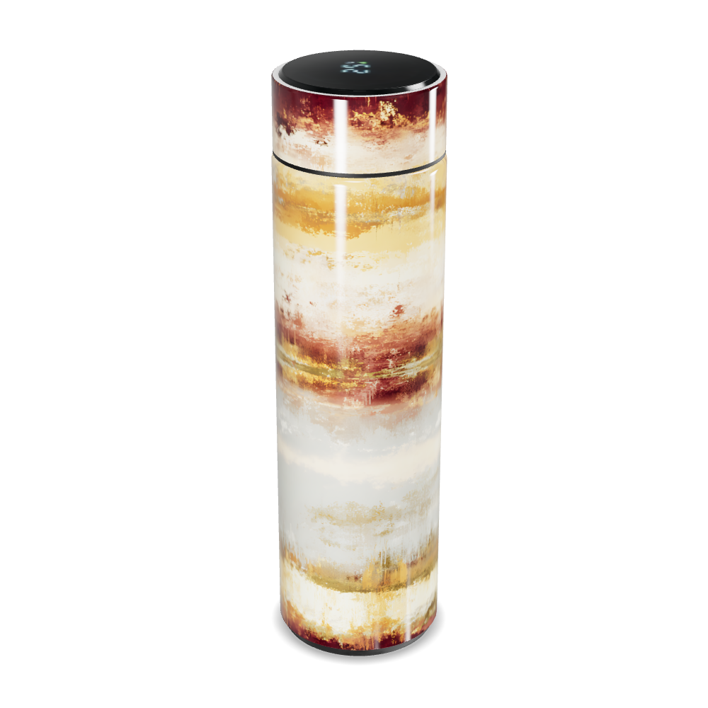 Garrafa Térmica Touch - Estampa Abstrata Multicolor