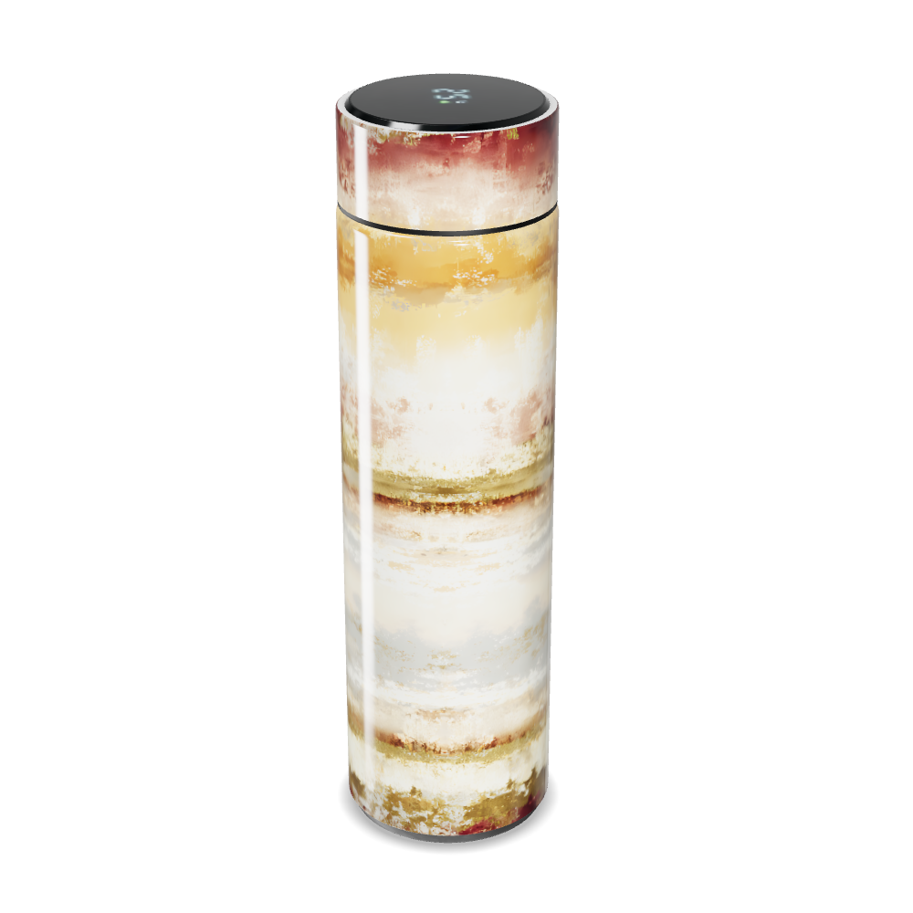 Garrafa Térmica Touch - Estampa Abstrata Multicolor