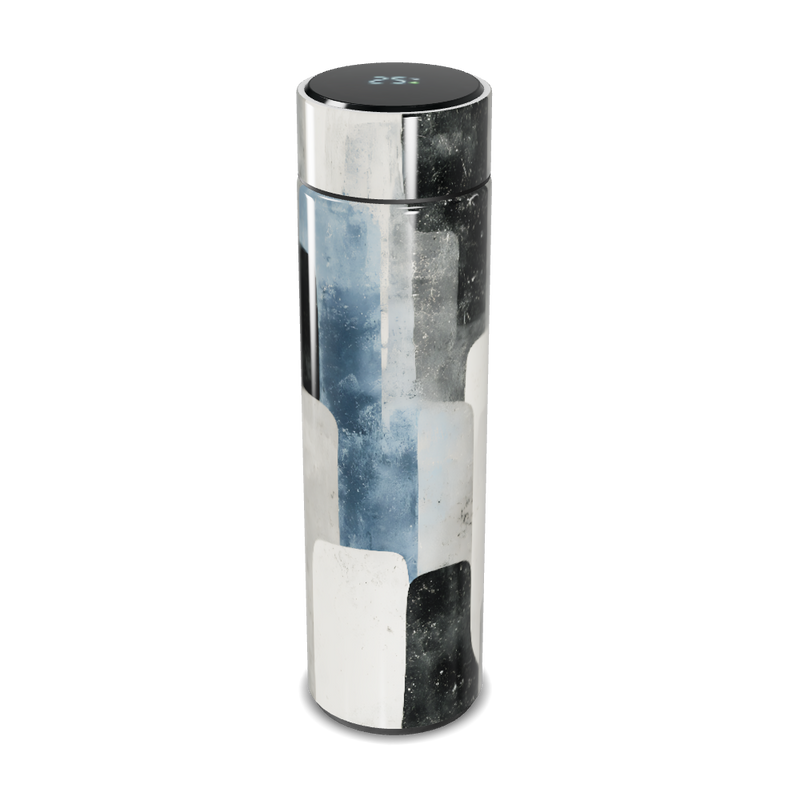 Garrafa Térmica Touch - Aço Inox com Estampa Moderna