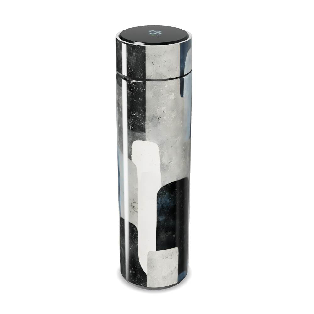 Garrafa Térmica Touch - Aço Inox com Estampa Moderna