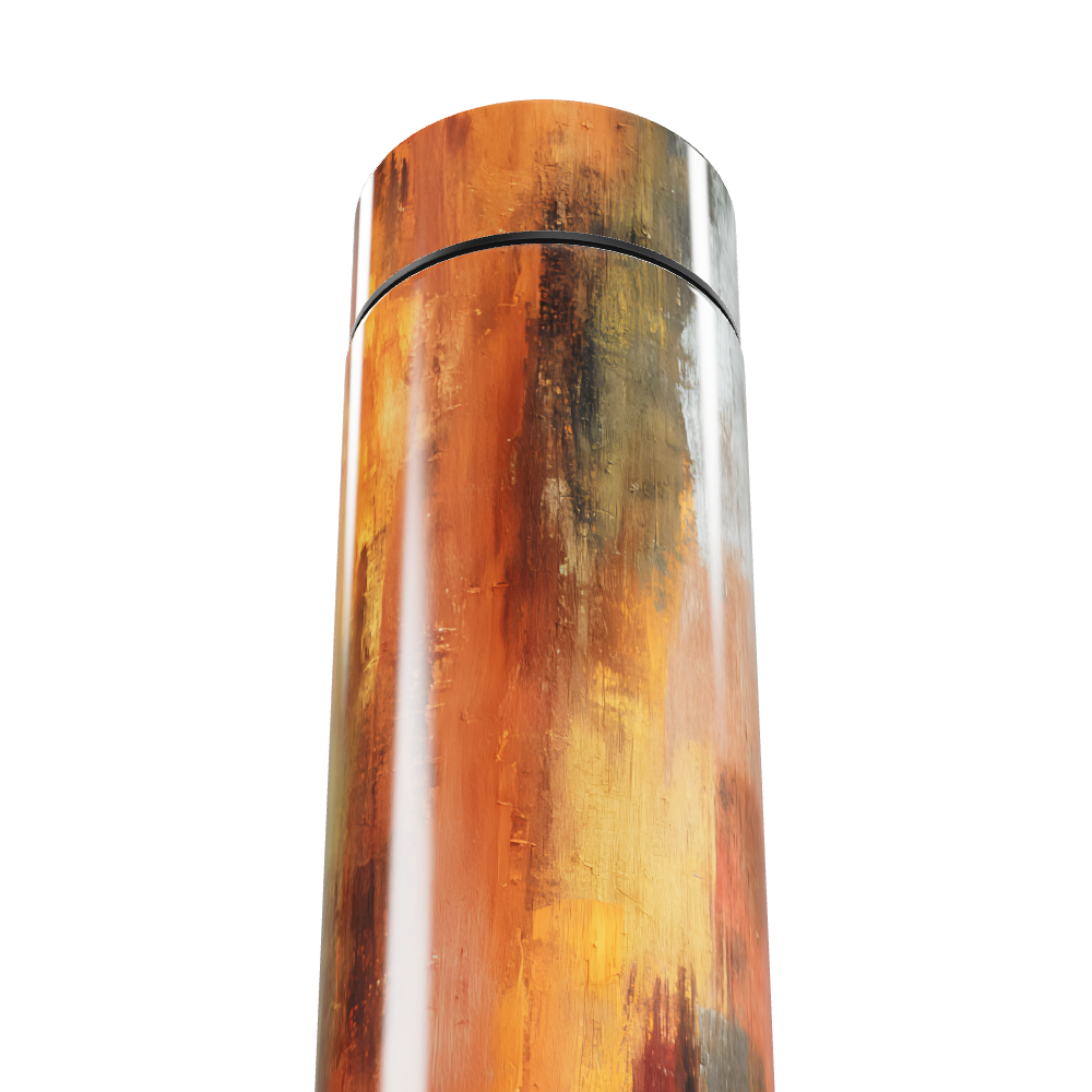 Garrafa Térmica Touch - Aço Inox Pintura Abstrata