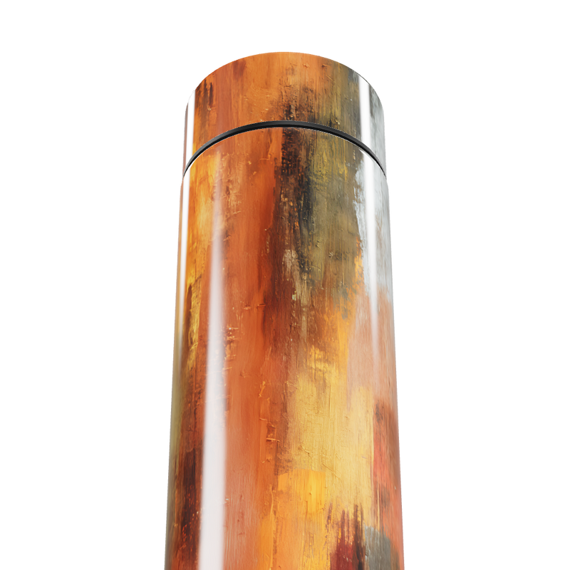 Garrafa Térmica Touch - Aço Inox Pintura Abstrata