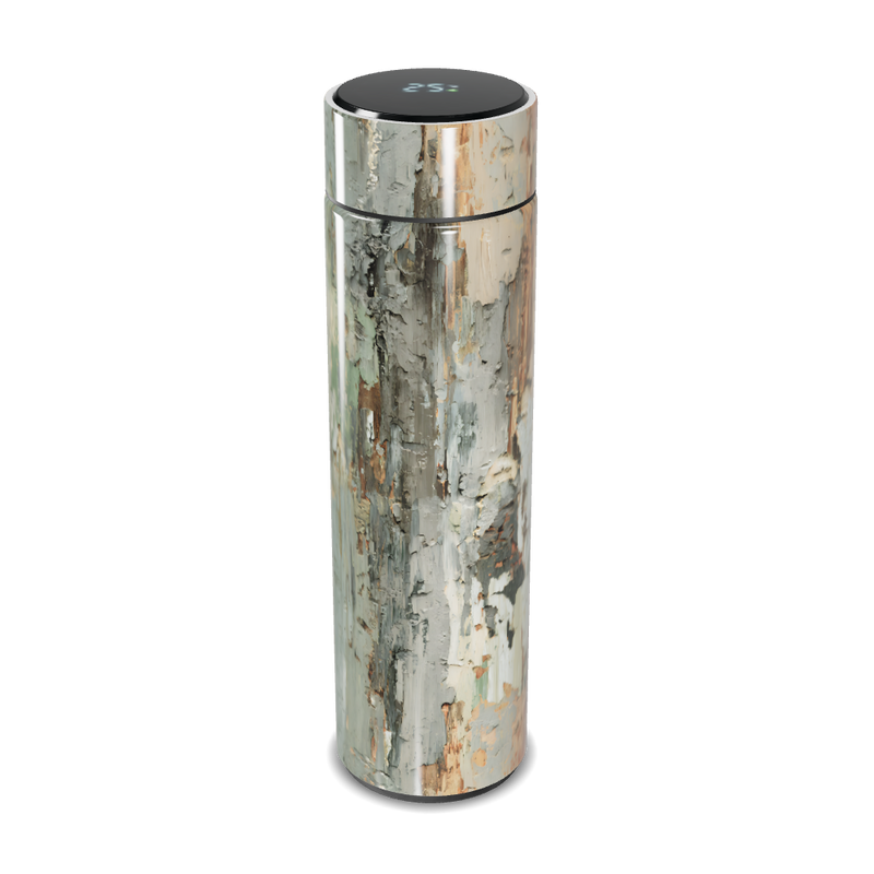 Garrafa Térmica Touch - Estampa Abstrata Multicolorida