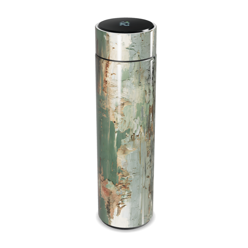 Garrafa Térmica Touch - Estampa Abstrata Multicolorida