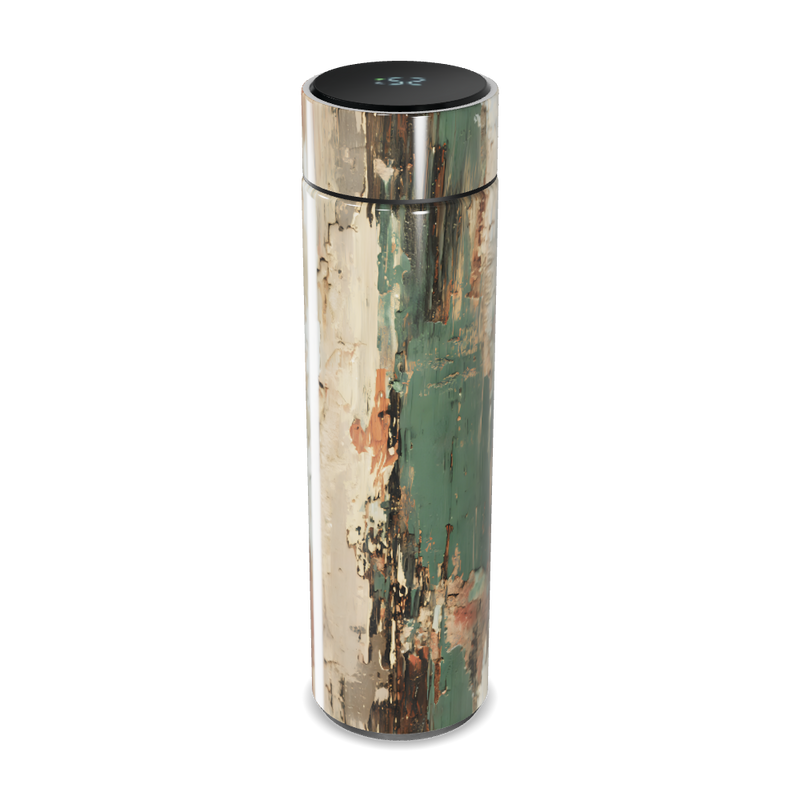 Garrafa Térmica Touch - Estampa Abstrata Multicolorida