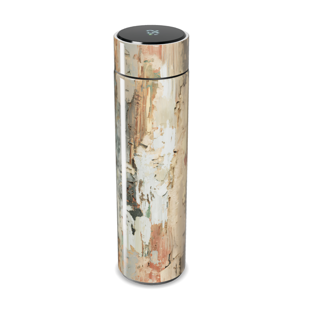 Garrafa Térmica Touch - Estampa Abstrata Multicolorida