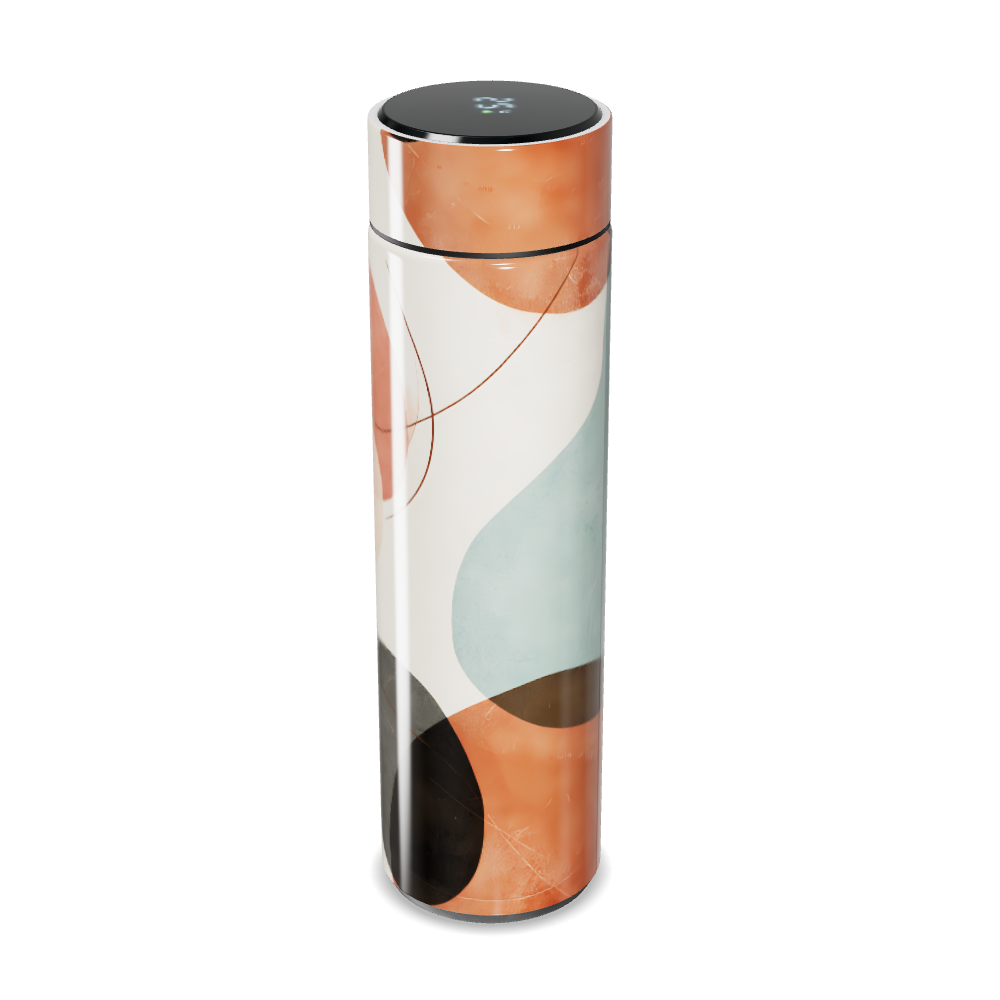 Garrafa Térmica Touch - Estampa Abstrata Colorida