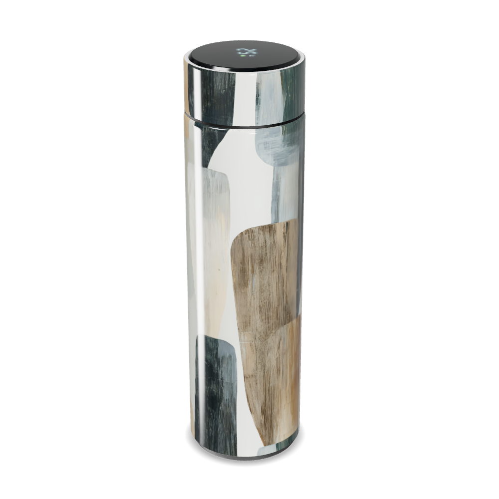 Garrafa Térmica Touch - Estampa Abstrata Colorida