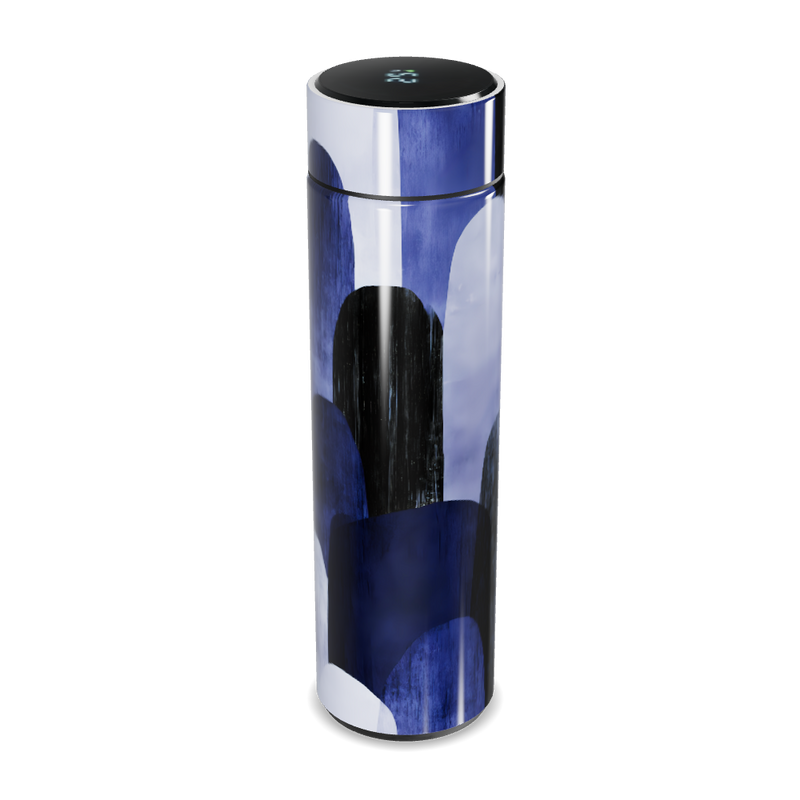 Garrafa Térmica Touch - Azul Estampada Digital