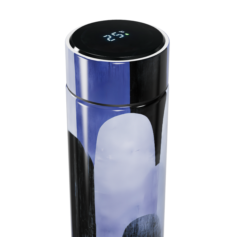 Garrafa Térmica Touch - Azul Estampada Digital