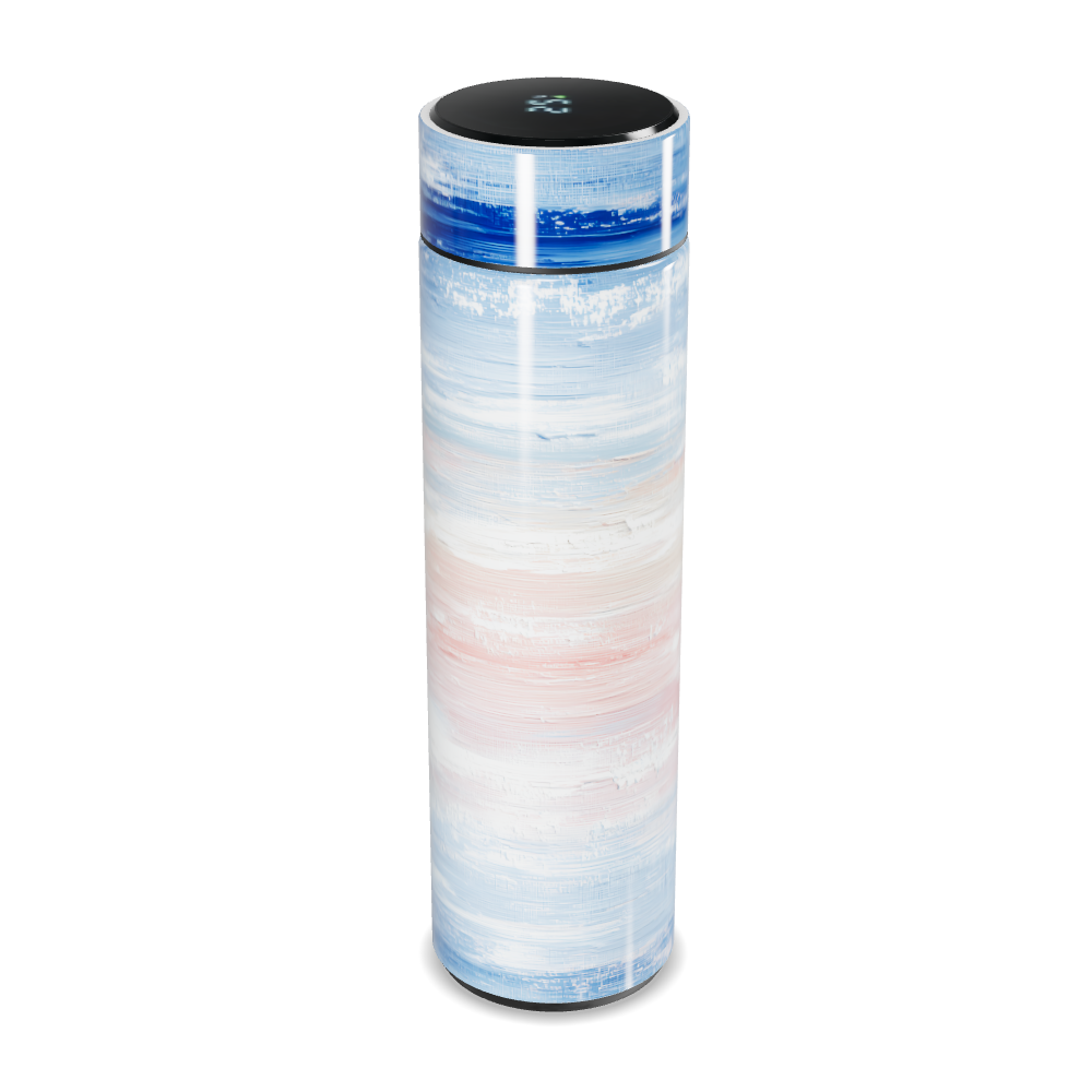 Garrafa Térmica Touch - Pintura Azul e Rosa