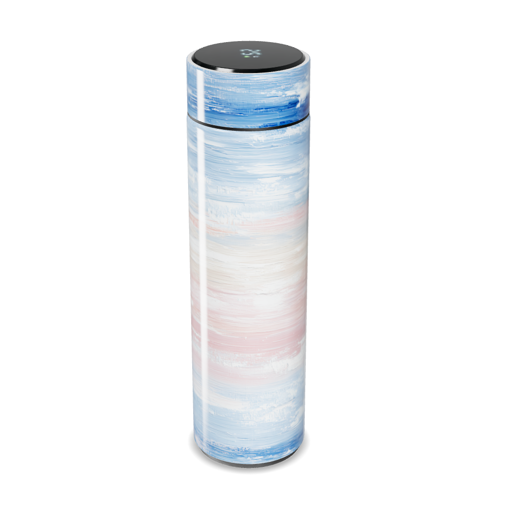 Garrafa Térmica Touch - Pintura Azul e Rosa