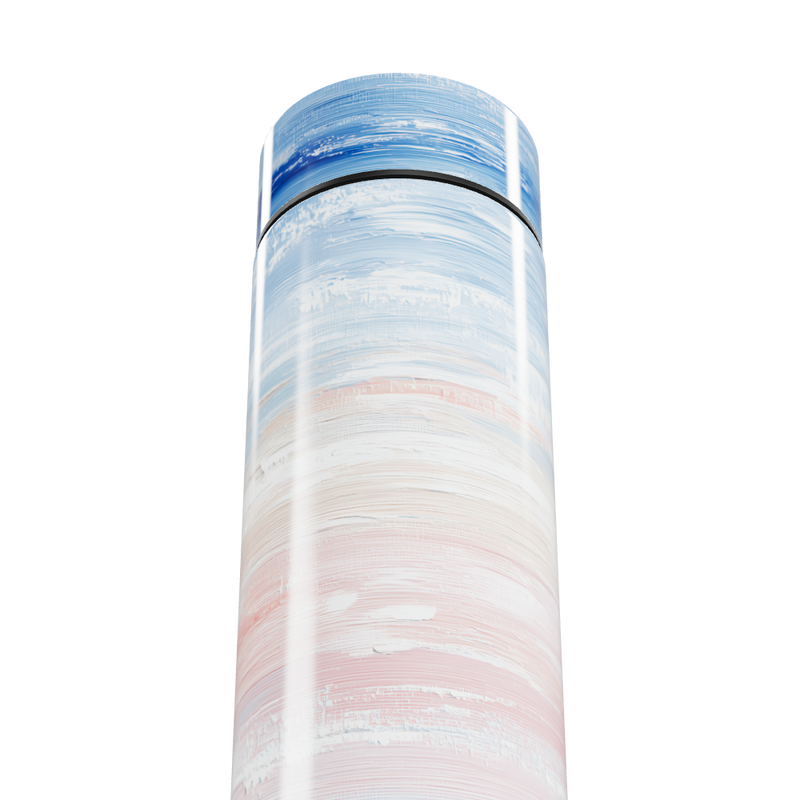 Garrafa Térmica Touch - Pintura Azul e Rosa