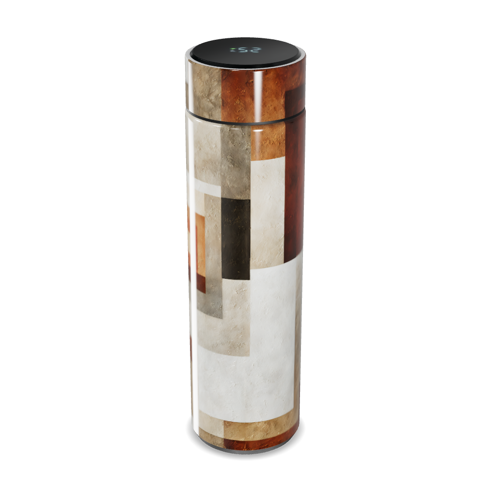 Garrafa Térmica Touch - Estampa Geométrica