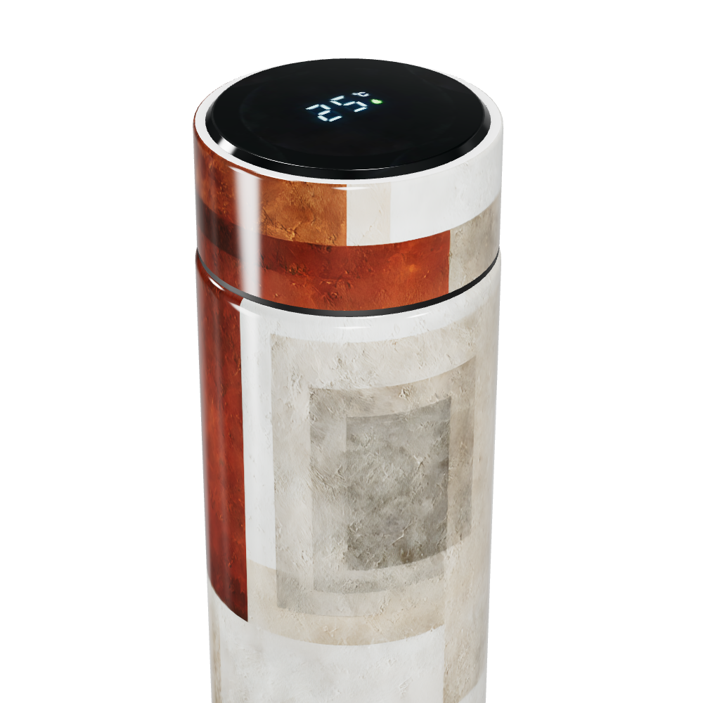 Garrafa Térmica Touch - Estampa Geométrica