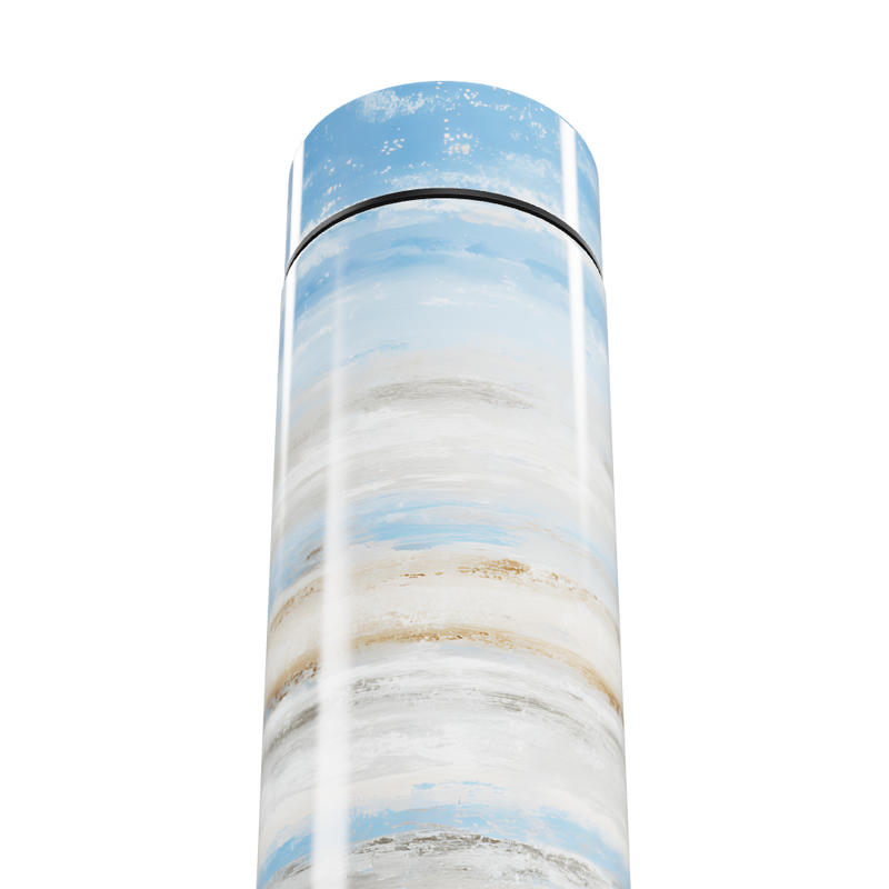 Garrafa Térmica Touch - Azul com Estampa