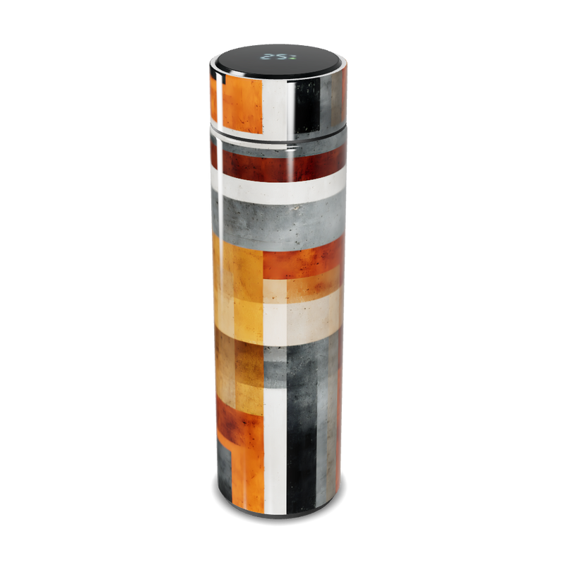 Garrafa Térmica Touch - Estampa Colorida Aço