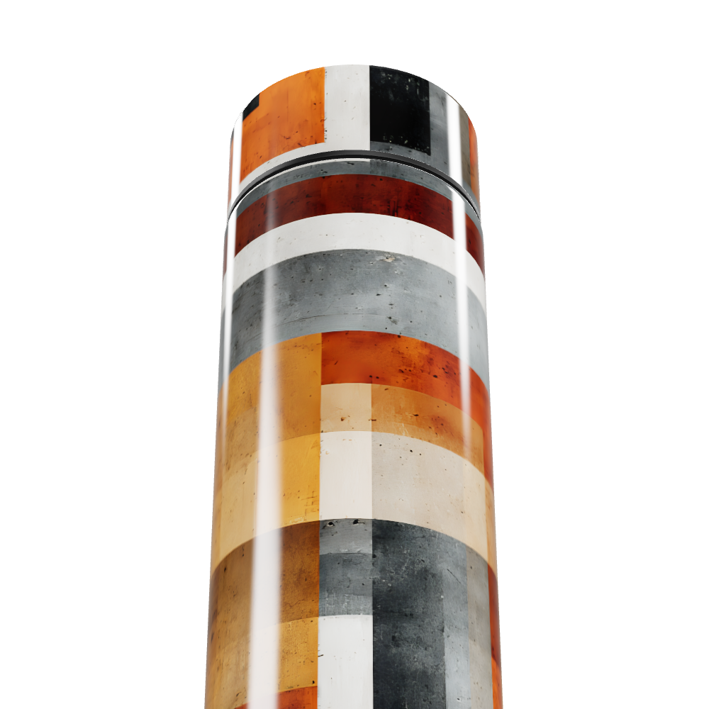 Garrafa Térmica Touch - Estampa Colorida Aço