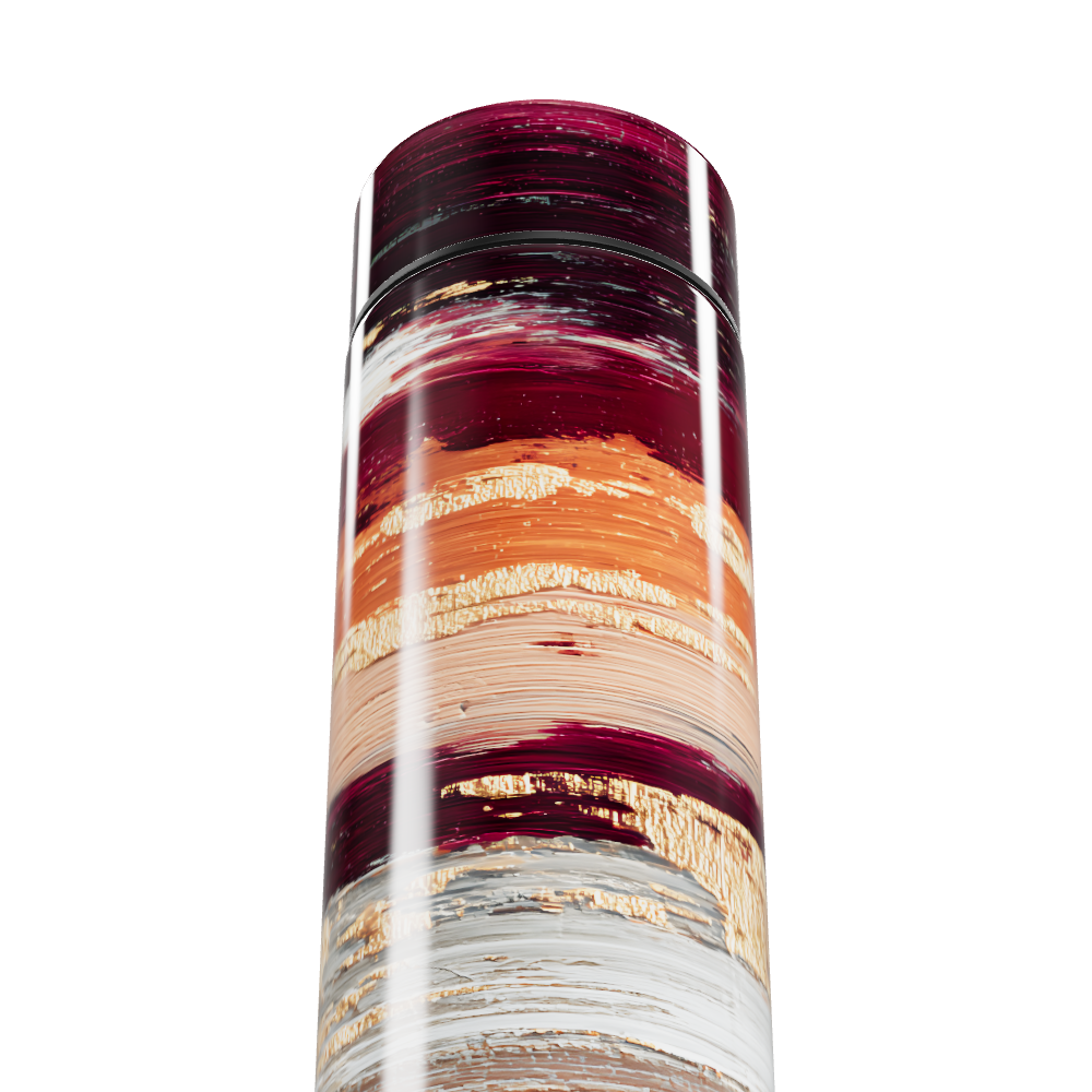 Garrafa Térmica Touch - Listras Coloridas