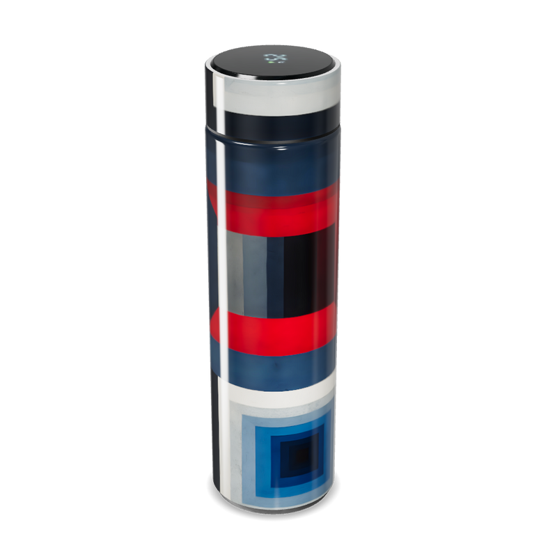 Garrafa Térmica Touch - Design Geométrico Colorido