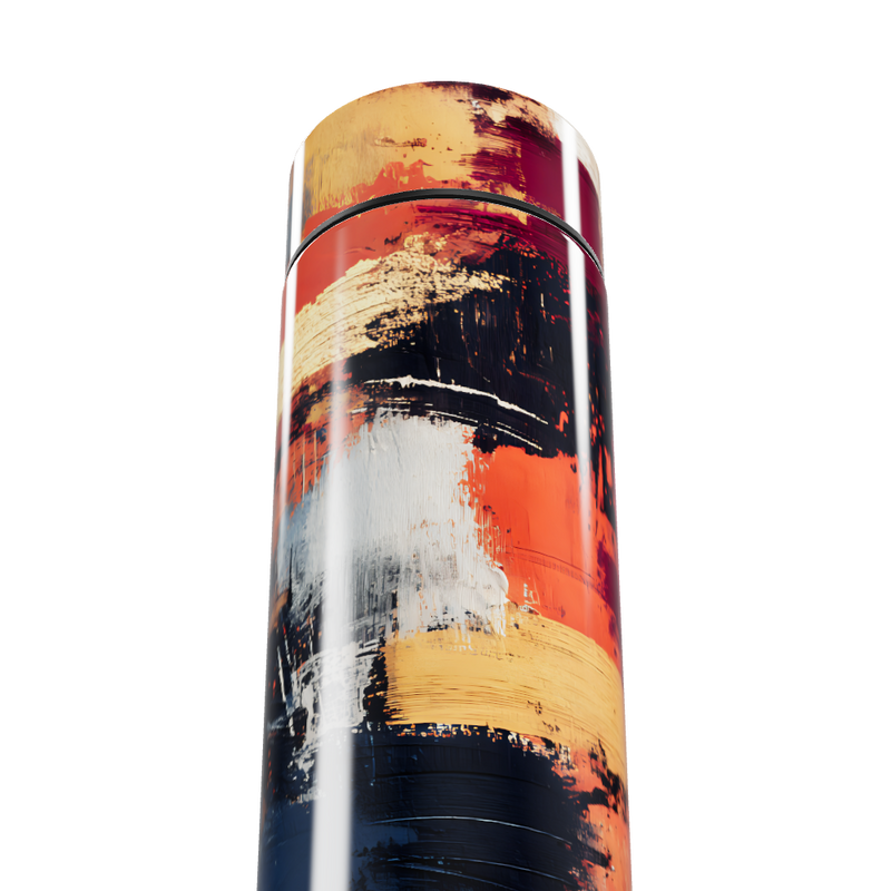 Garrafa Térmica Touch - Estampa Abstrata Colorida