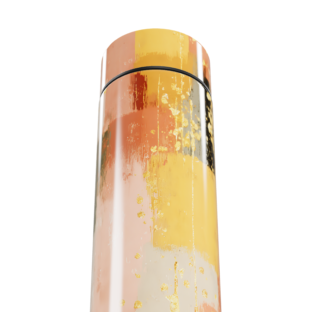 Garrafa Térmica Touch - Estampa Abstrata Colorida