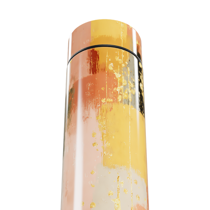 Garrafa Térmica Touch - Estampa Abstrata Colorida