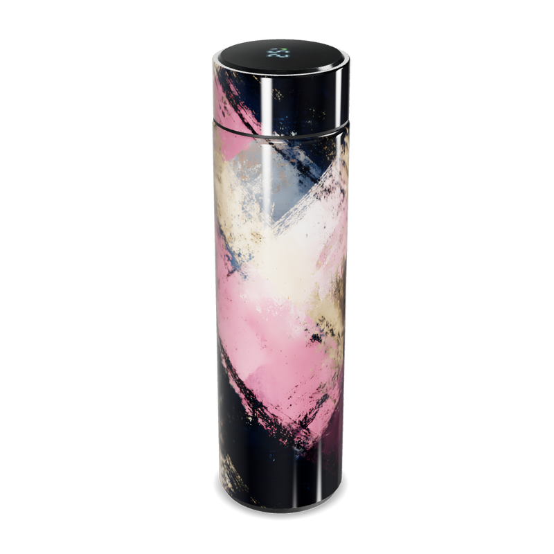 Garrafa Térmica Touch - Design Abstrato Colorido