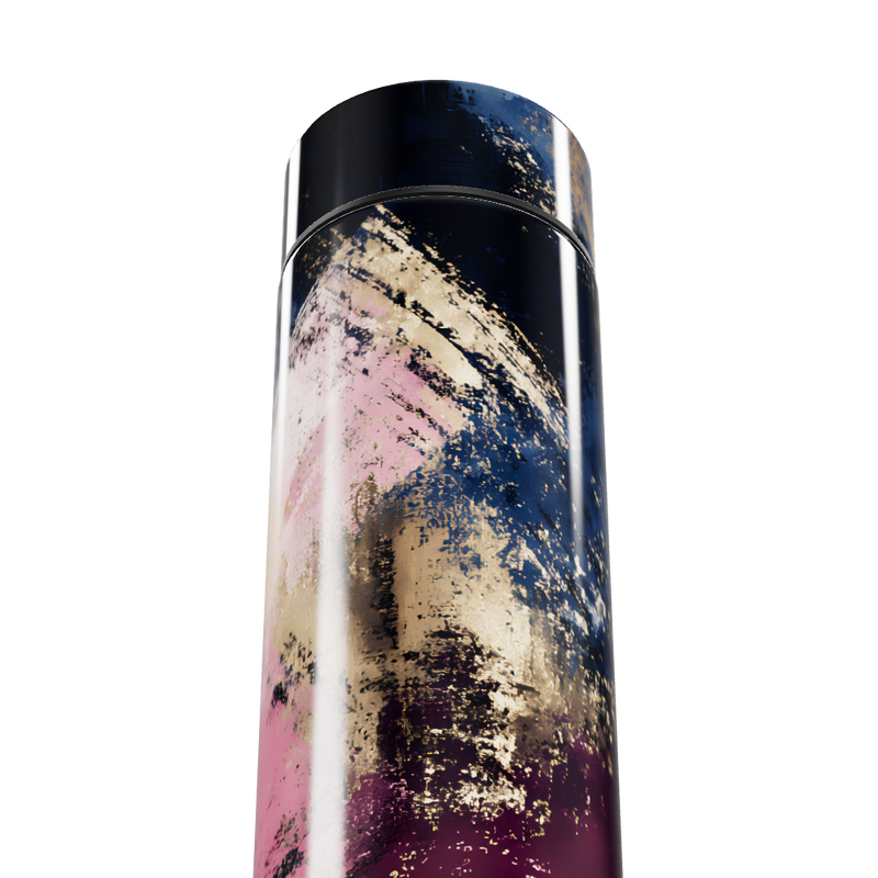 Garrafa Térmica Touch - Design Abstrato Colorido