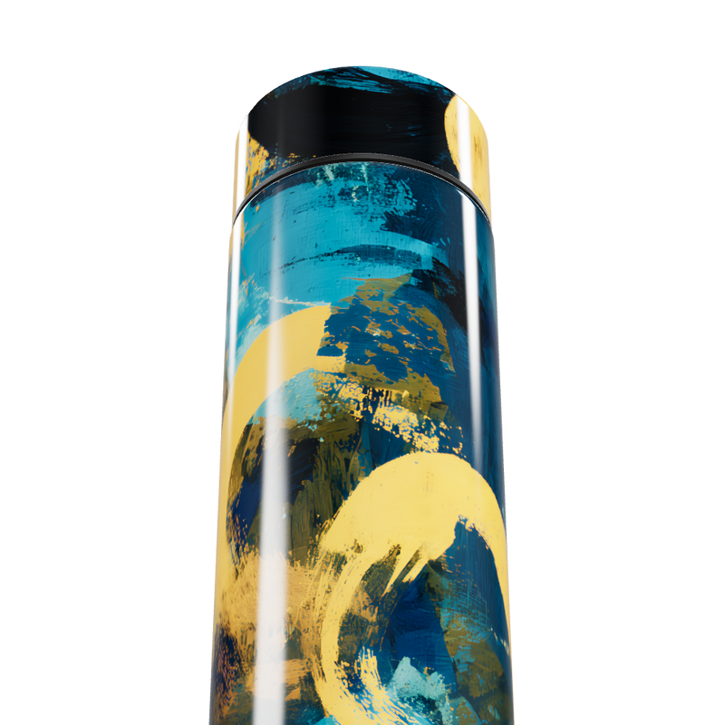 Garrafa Térmica Touch - Azul Pintura Artística