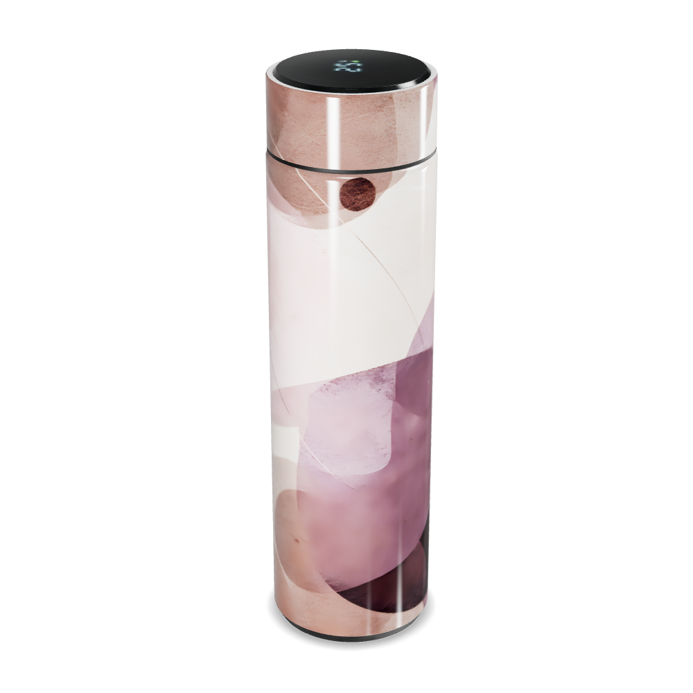 Garrafa Térmica Touch - Floral Digital Display