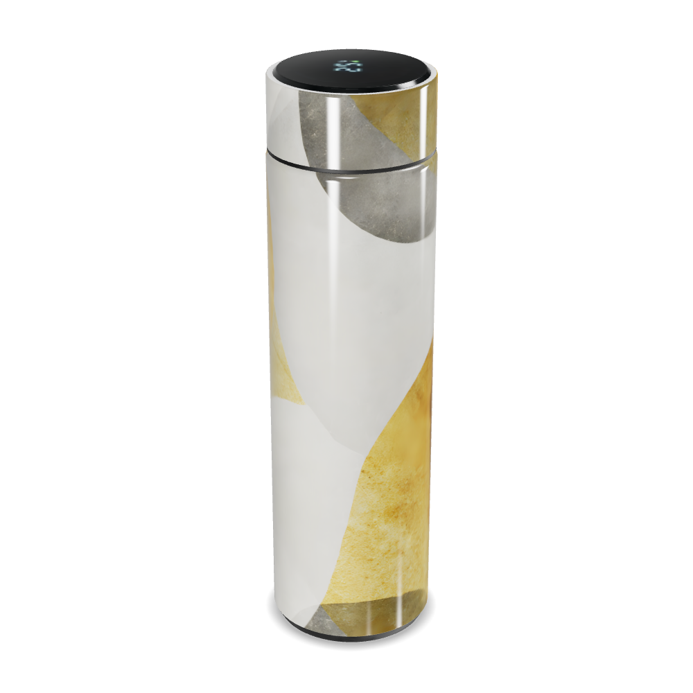 Garrafa Térmica Touch - Dourada com Display Digital