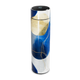 Garrafa Térmica Touch - Azul com Estampa Abstrata