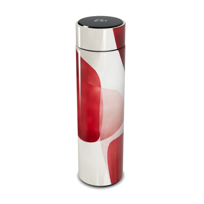 Garrafa Térmica Touch - Vermelha com Display Digital