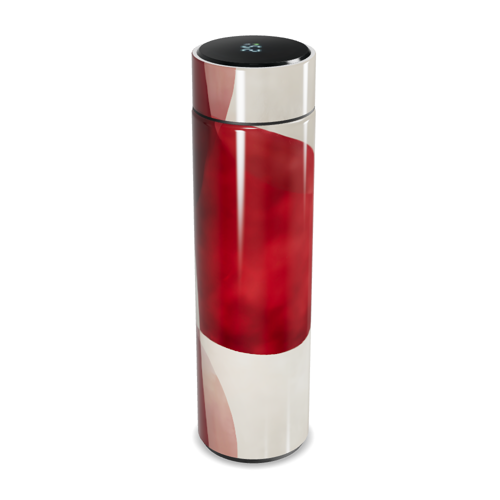 Garrafa Térmica Touch - Vermelha com Display Digital