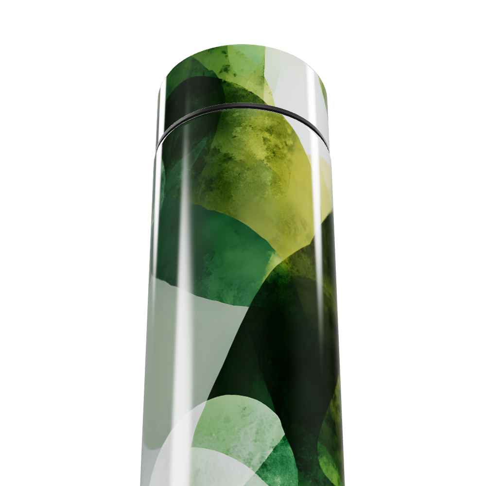 Garrafa Térmica Touch - Verde Abstrato