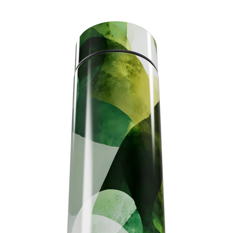 Garrafa Térmica Touch - Verde Abstrato