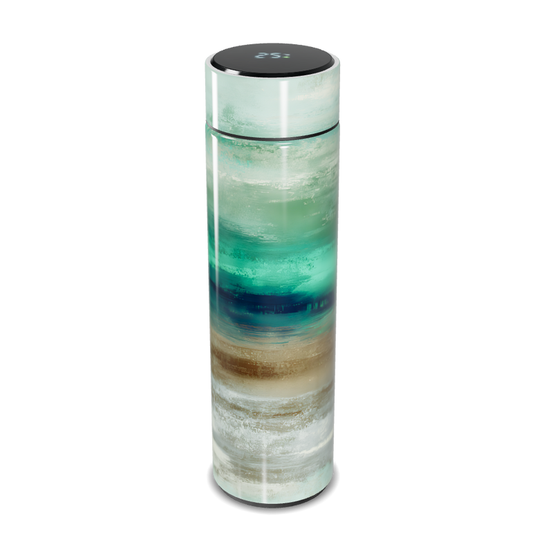 Garrafa Térmica Touch - Estampa Aqua Vidro