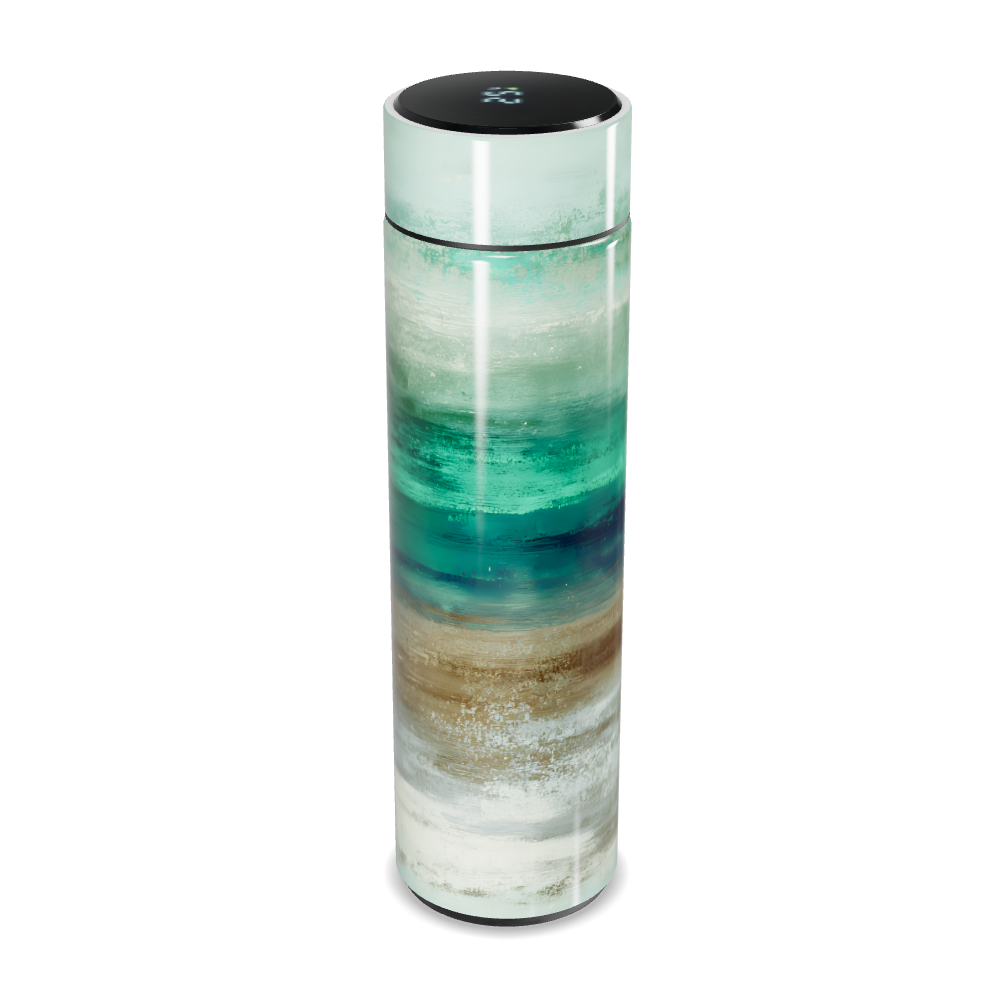 Garrafa Térmica Touch - Estampa Aqua Vidro