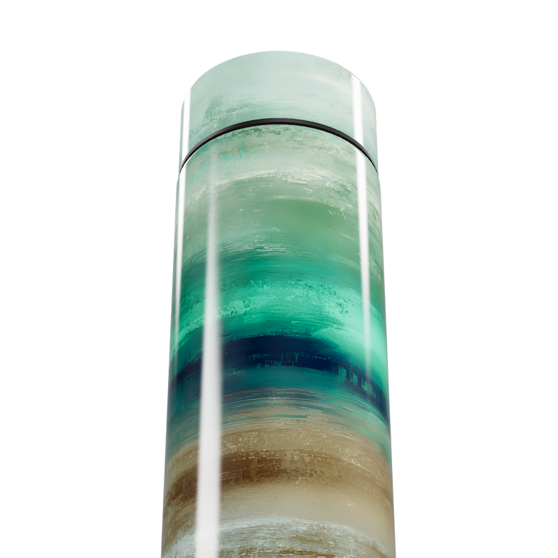 Garrafa Térmica Touch - Estampa Aqua Vidro