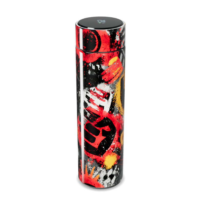 Garrafa Térmica Touch - Estampa Colorida Abstrata