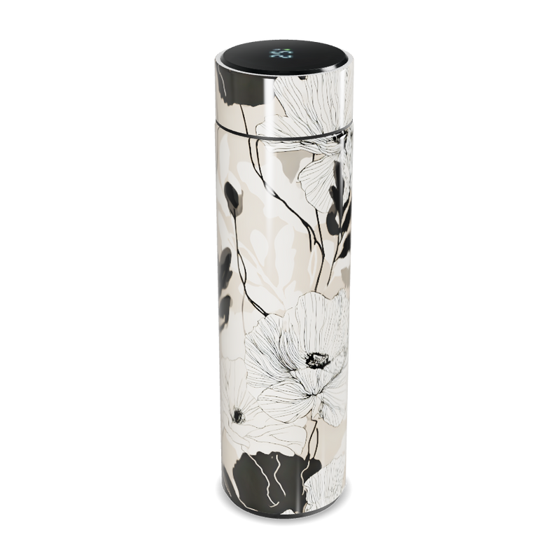 Garrafa Térmica Touch - Floral Bege