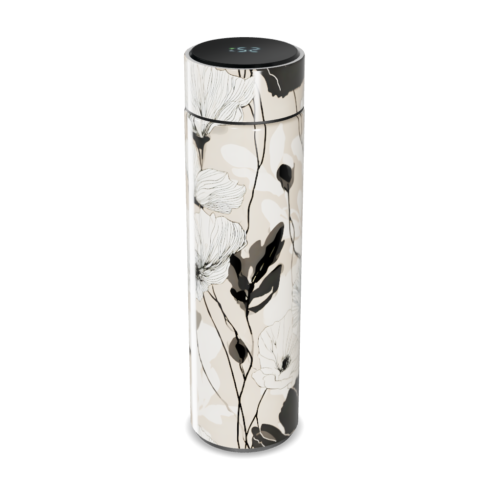 Garrafa Térmica Touch - Floral Bege