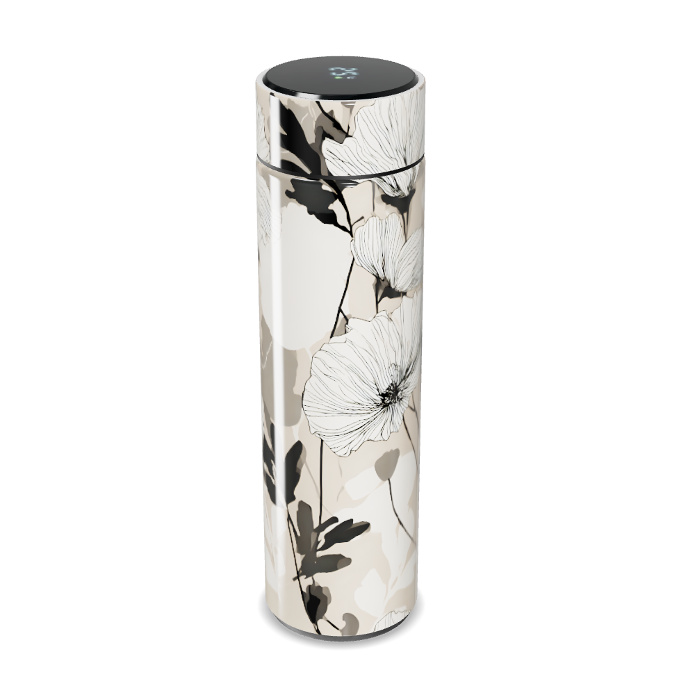 Garrafa Térmica Touch - Floral Bege