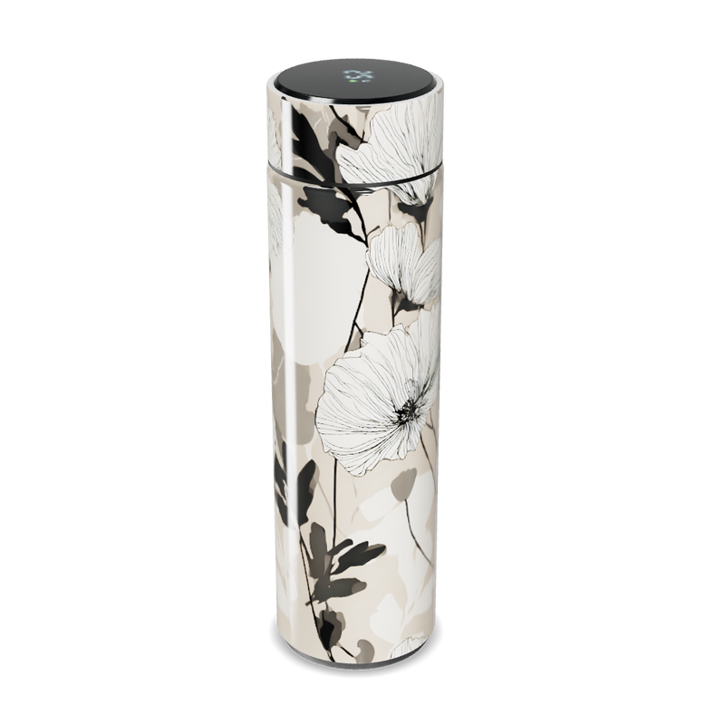 Garrafa Térmica Touch - Floral Bege