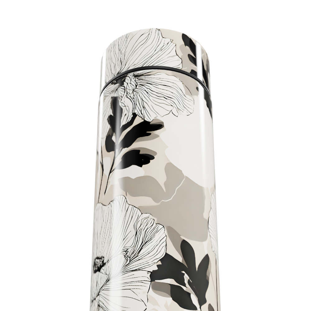 Garrafa Térmica Touch - Floral Bege