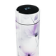 Garrafa Térmica Touch - Floral Branco Roxo